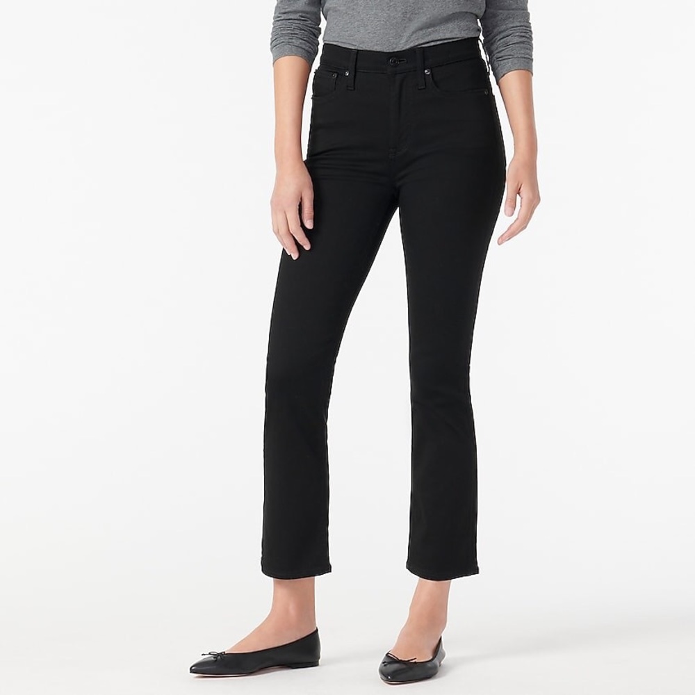 J. Crew high rise crop flare jean